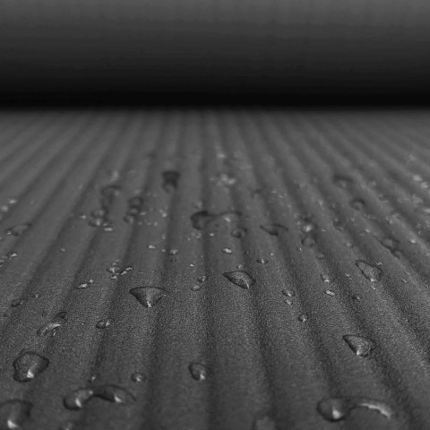 Mata gimnastyczna do ćwiczeń fitness jogi gruba 183 x 61 x 1.5 cm - czarna