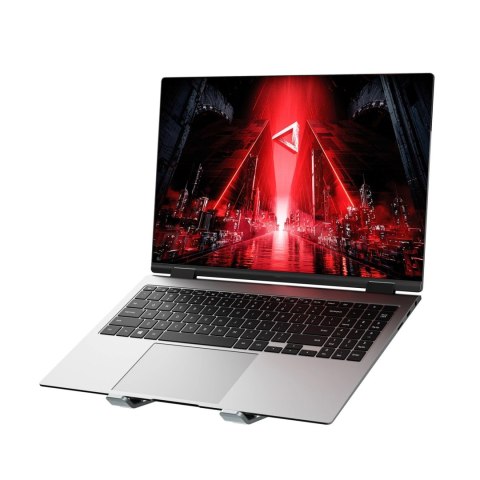 Podstawka składana regulowana pod laptopa - srebrna