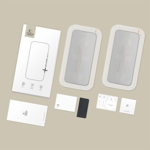 Szkło prywatyzujące na iPhone 15 / 16 Quick Set Spy+ - 2 szt.