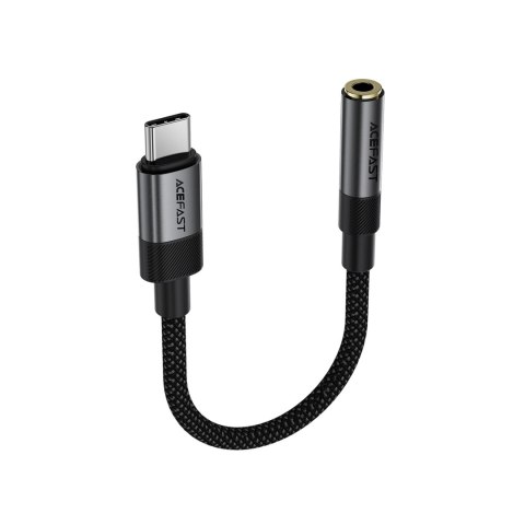 Adapter przejściówka USB-C - mini jack 3.5 mm - czarny