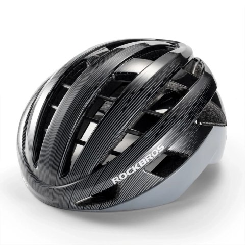 Kask rowerowy regulowany 58-62 cm - czarny