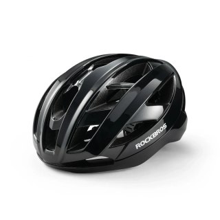Kask rowerowy z ramą wzmacniającą 58-62 cm - czarny