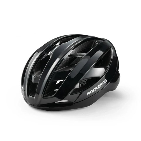 Kask rowerowy z ramą wzmacniającą 58-62 cm - czarny