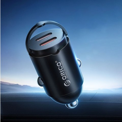 Ładowarka samochodowa USB-C 30W - czarna