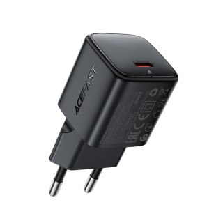 Ładowarka sieciowa USB-C GaN PD 30W - czarna