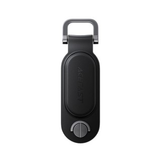 Lokalizator Bluetooth w formie breloka na klucze kompatybilny z Apple Find My - czarny