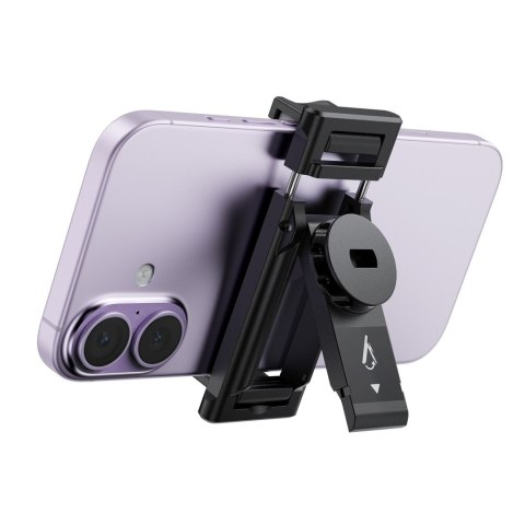 Selfie stick z automatycznym statywem i pilotem Bluetooth 1.05 m - czarny