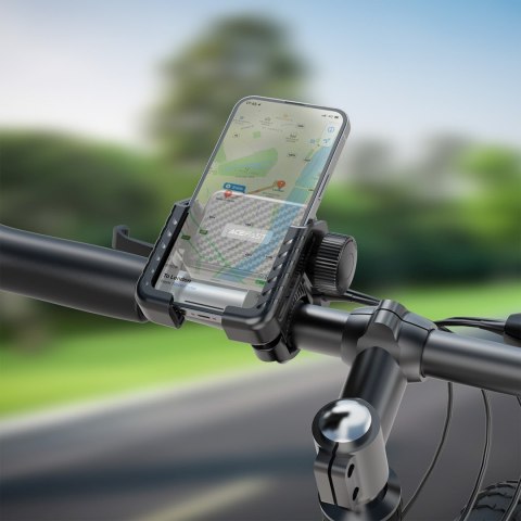 Uchwyt rowerowy do smartfona na kierownicę - czarny