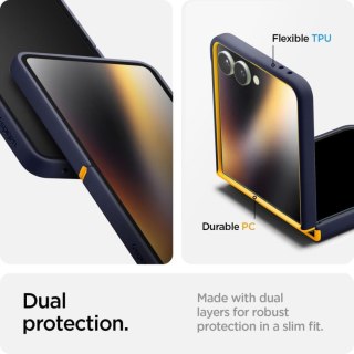 Etui case na Samsung Galaxy Z Flip 7 Nano Pop Mag MagSafe - granatowo-żółte