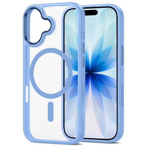 Etui pokrowiec na iPhone 17 MagMat MagSafe - przezroczysto niebieski
