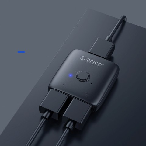 Adapter HDMI dwukierunkowy splitter - czarny