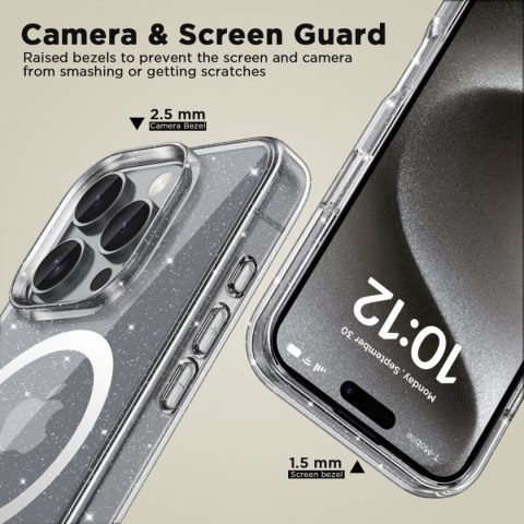 Etui pokrowiec na iPhone 16 Pro Max FlexAir Hybrid MagSafe - przezroczysty