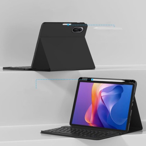 Etui pokrowiec z klawiaturą na Xiaomi Redmi Pad 2 11.0 - czarny