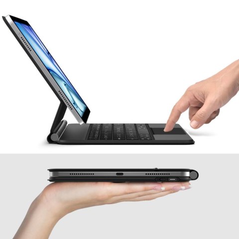 Etui z klawiaturą na iPad Air 10.9'' 2020 / 2022 / iPad Air 11'' 2024 / 2025 Smartcase Magnetic - czarne