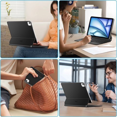Etui z klawiaturą na iPad Air 10.9'' 2020 / 2022 / iPad Air 11'' 2024 / 2025 Smartcase Magnetic - czarne