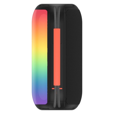 Głośnik bezprzewodowy podświetlany z uchwytem RGB Bluetooth - czarny