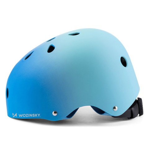 Kask rowerowy BMX hulajnoga 48-52 cm - gradient niebieski