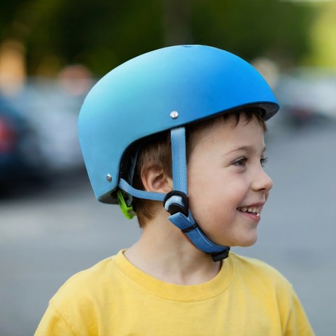 Kask rowerowy BMX hulajnoga 48-52 cm - gradient niebieski