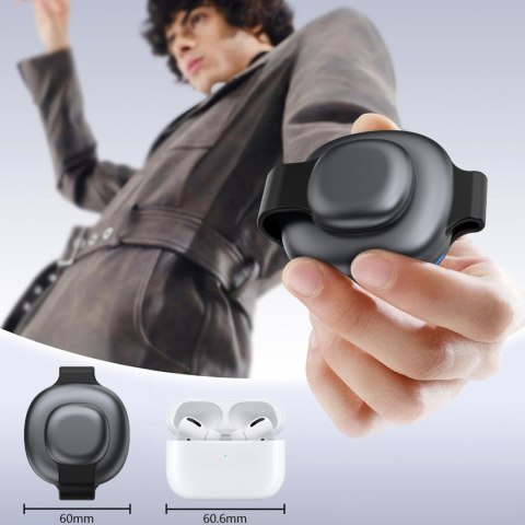 Ładowarka bezprzewodowa 3w1 na smartfon smartwatch słuchawki MagSafe - czarna
