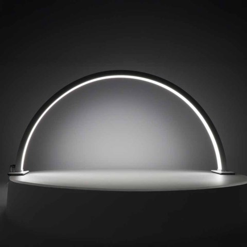 Lampa kosmetyczna LED bezcieniowa biurkowa do manicure paznokci łuk złota