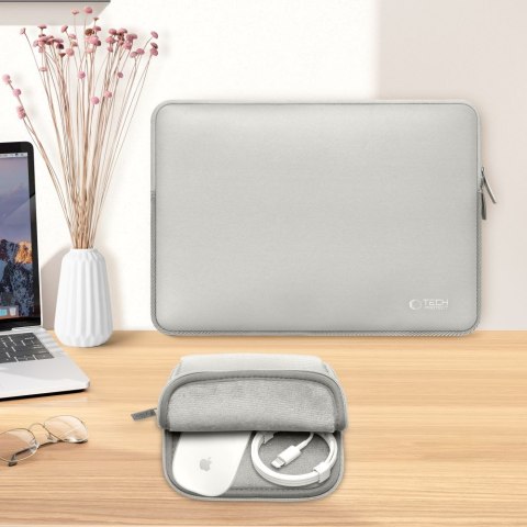Torba pokrowiec Neoslim na laptopa 15-16'' + etui na akcesoria - szary