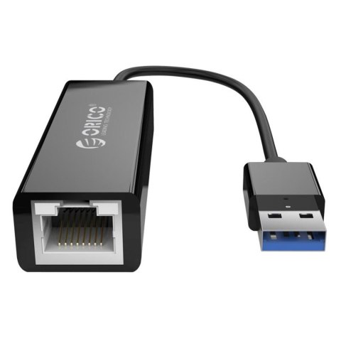 Zewnętrzna karta sieciowa USB-A - RJ45 10/100/1000 Mbps - czarna