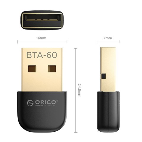 Adapter Bluetooth 6.0 - czarny