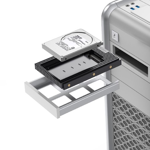 Adapter przejściówka na dysk 2.5'' na 3.5'' - czarna