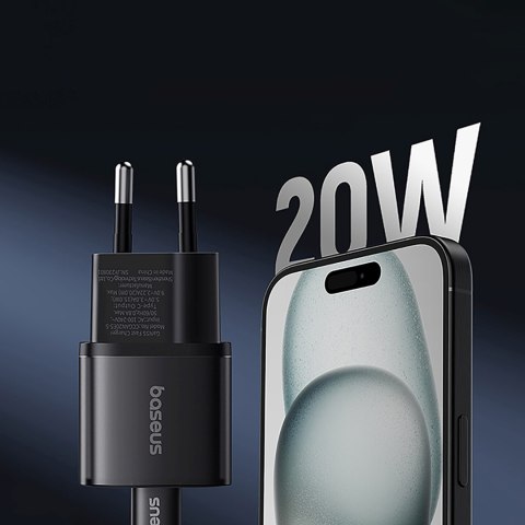 Ładowarka sieciowa USB-C GaN5S 20W - czarna