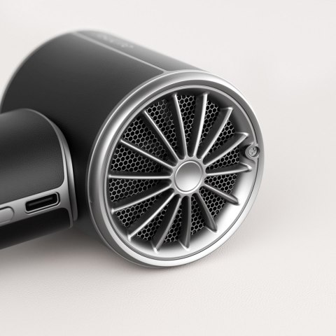 Mini wentylator przenośny wiatraczek dmuchawa 4250 mAh USB-C - czarny