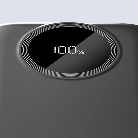 Powerbank K13 10000mAh 22.5W z wbudowanym kablem - czarny