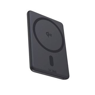 Powerbank magnetyczny 5000mAh 20W PicoGo AM31 Qi2 z podstawką i kablem USB-C MagSafe - czarny