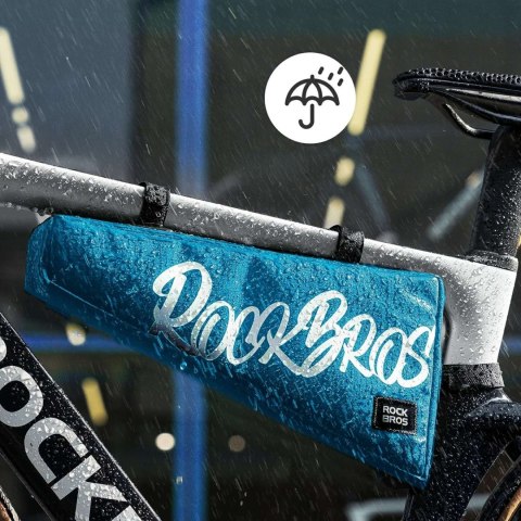 Torba rowerowa na ramę trójkątna XL 1.9 l - niebieska