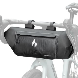 Torba sakwa rowerowa na kierownicę wodoodporna 8 l - czarna