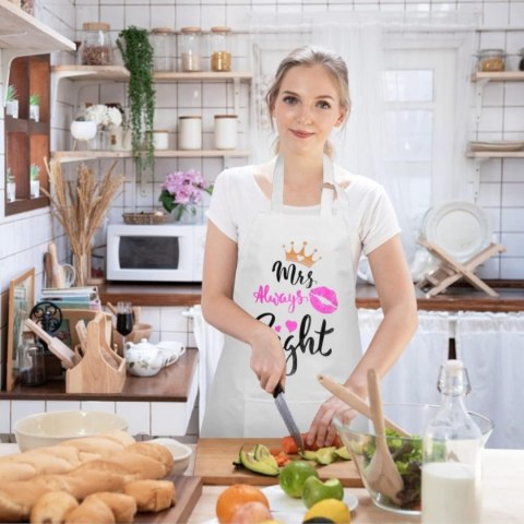 Fartuchy kuchenne dla par 2-pack czarne z regulowanym paskiem