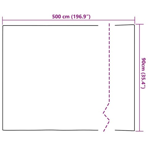 Naklejki meblowe, srebrne, 500 x 90 cm, PET