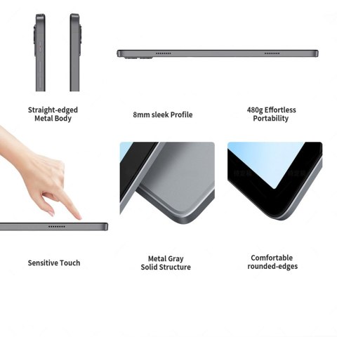 Tablet G-tab T11 10.1 cala metalowy 1280x800 Android 14