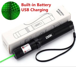 Wskaźnik laserowy zielony 1mW USB 532nm
