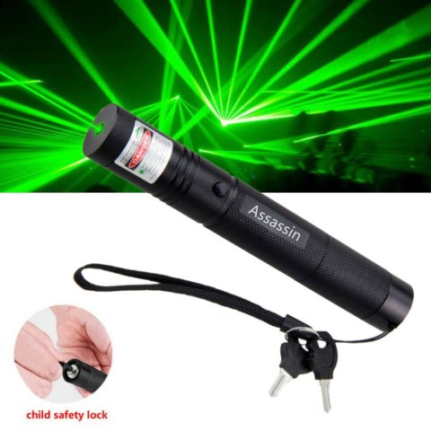 Wskaźnik laserowy zielony 532nm 1mW ładowalny USB