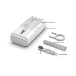 Zestaw do czyszczenia słuchawek Bluetooth 6w1 biały