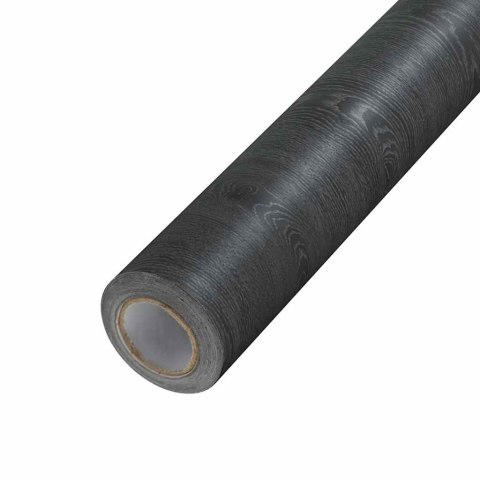 Folia meblowa samoprzylepna PVC ciemne drewno 500x90 cm