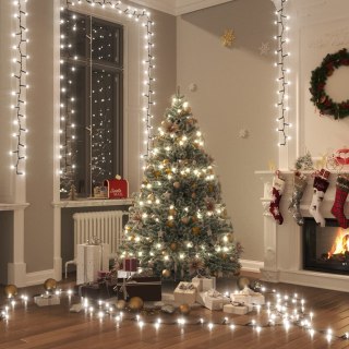 Lampki LED na sznurze 400 ciepłych białych LED, 13 m