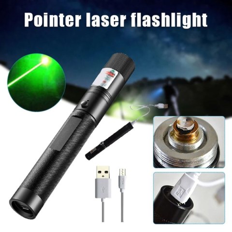 Wskaźnik laserowy zielony 1mW USB 532nm