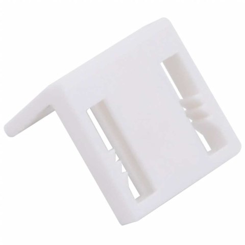 Akcesoria do rolet 19 sztuk białe PVC