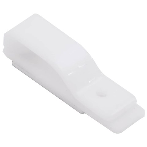 Akcesoria do rolet 19 sztuk białe PVC