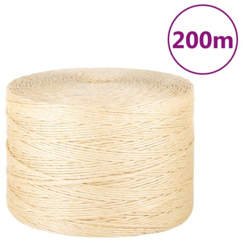 Linka sizalowa 3 mm 200 m naturalna