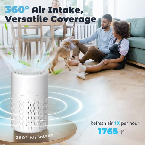 Oczyszczacz powietrza H13 HEPA PM2.5 dla palaczy, USB