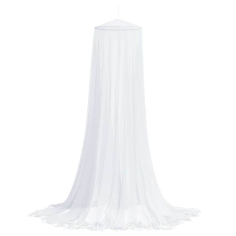 Siatka na komary do łóżka 220 cm, biała, poliestrowa, A-frame