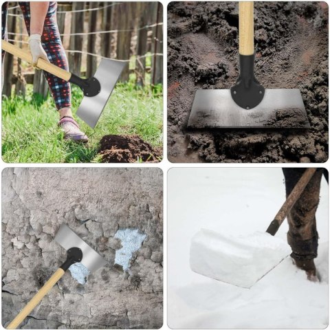Narzędzie ogrodowe do usuwania chwastów 25 cm, ergonomiczne