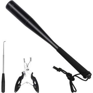 Zestaw narzędzi wędkarskich 3w1, aluminiowy, 24,5 cm, akcesoria do połowu ryb